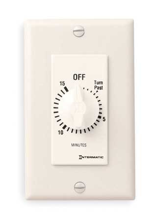 INTERMATIC FD415M TIMER SPRING WOUND 15 MIN DPST IVORY
