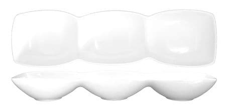 ITI FA3-145 BOWL 3-COMPARTMENT 4 OZ WHITE PK24