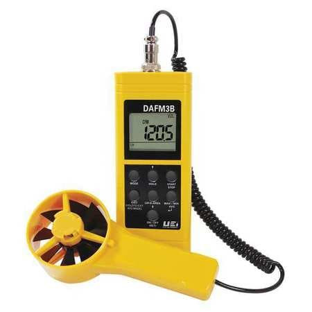 UEI TEST INSTRUMENTS DAFM3B ANEMOMETER WITH HUMIDITY, 99 TO 3937 FPM