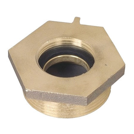 DIXON VALVE  COUPLING FM15F20T FNST 1-1/2 X MNPT 2 HEX NIPPLE BR