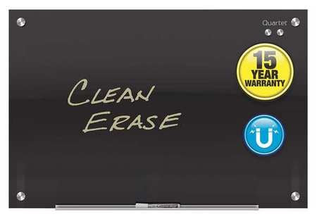 QUARTET G4836B BOARD,4X3,GLASS,BK