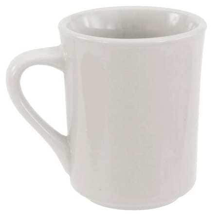 CRESTWARE AL16 MUG BRIGHT WHITE 8-1/2 OZ. PK36