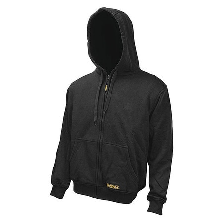 DEWALT TOOLS DCHJ067B-2XL HEATED HOODIE SWEATSHIRTW/O BTRY-BLK-2X