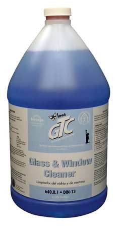 GREENING THE CLEANING DIN13RTU GLASS CLEANER 1 QT. BLUE PK6
