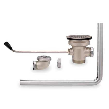 T&S B-3952-01 WASTE VALVE CAST BRONZE 2 IN