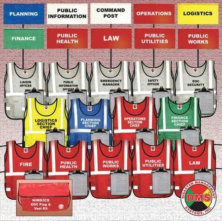 MABIS DMS 05303 EOC FLAG/VEST KIT 44 PCS