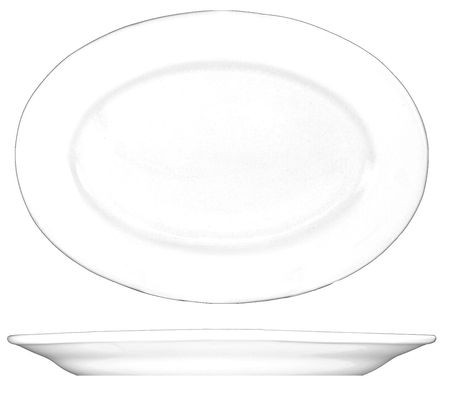 ITI DO-82 PLATTER 10-3/8X7-1/4 EUROPEAN WHT PK24