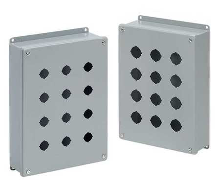 HOFFMAN E5PB PUSH BUTTON ENCLOSURE 30.5MM 5 HOLES