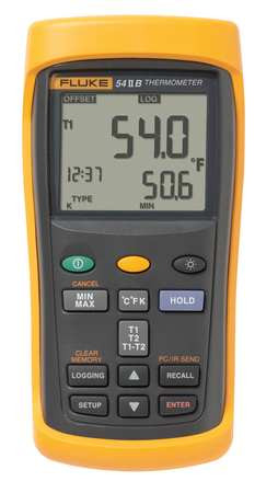 FLUKE FLUKE-54-2 B THERMOCOUPLE THERMOMETER 2 INPUT