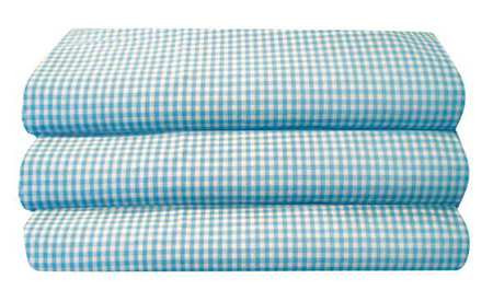 FOUNDATIONS CS-TS-BG-12 COT SHEET TODDLER GINGHAM PK12