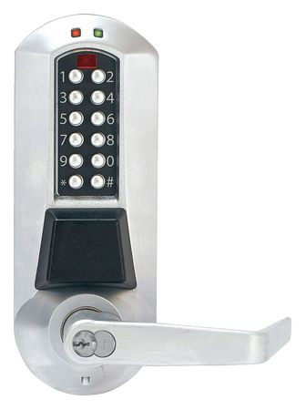 E-PLEX E5666BWL62641 ELECTRONIC LOCK,SATIN CHROME,20 BUTTON