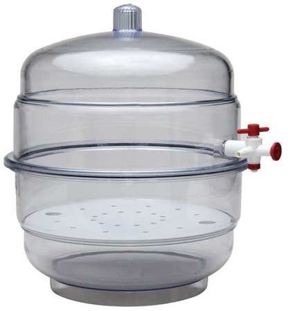 SCIENCEWARE F42012-0000 DESICCATOR VACUUM CLEAR SPACE SAVER