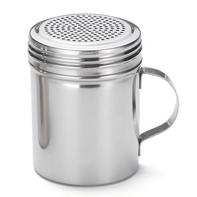 TABLECRAFT PRODUCTS COMPANY H159 SHAKER DREDGE 10 OZ HANDLED 18/8 SS