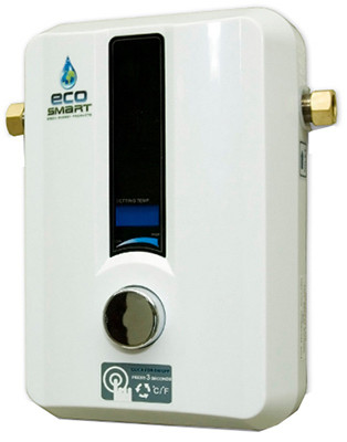 ECOSMART GREEN ENERGY PRODUCTS ECO 8 TANKLESS WATER HEATER, ELECTRIC, 8-KW