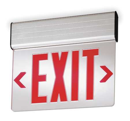 ACUITY BRANDS EDGNY 2 R EL M4 EXIT SIGN W/ BTTRY BACKUP 3.0W RED 2