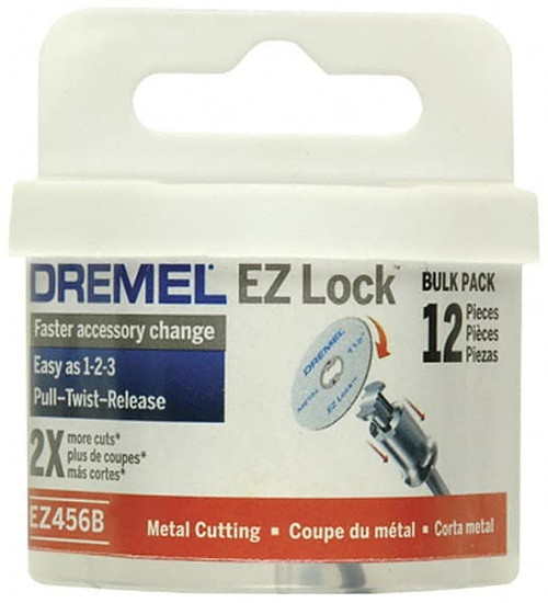 DREMEL EZ456B-01 EZ LOCK CUT-OFF WHEEL BULK PACK 12/PCS P