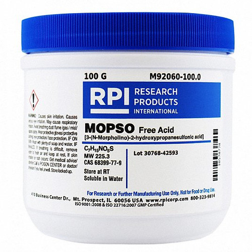 RPI M92060-100.0 MOPSO FREE ACID 100G