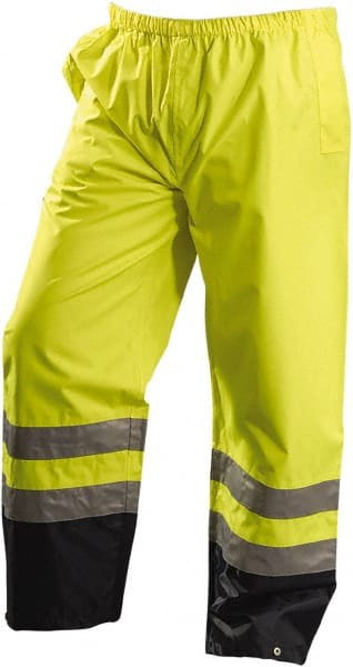 OCCUNOMIX LUX-TENR-Y5X SIZE 5XL HI-VIZ YELLOW RAIN PANTS