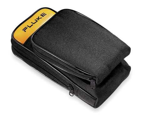 FLUKE Fluke-C125 SOFT CARRYING CASE,2-1/2X5-1/2X10,BLK/YL