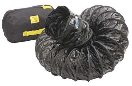 RAMFAN FDT-0825CBB VENTILATION DUCT 25 FT. BLACK