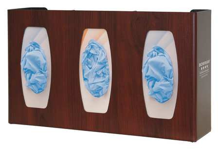 BOWMAN MFG CO GL030-0233 GLOVE BOX DISPENSER (3) BOXES CHERRY
