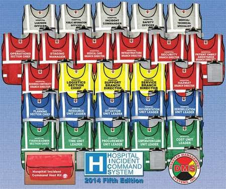 MABIS DMS 05312 HICS 2014 VEST KIT MEDIUM 26 VESTS
