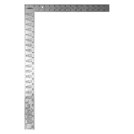 JOHNSON CS9 FRAMING SQUARE 24 X2 IN 1/8 TO 1/16 GRAD