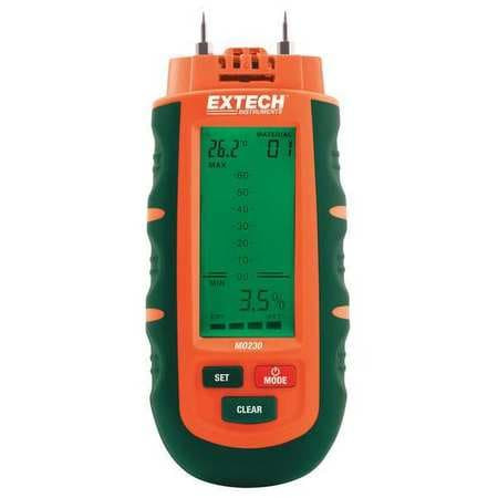 EXTECH MO230 POCKET-SIZEMOISTUREMETER:32TO104&DEG;,+/