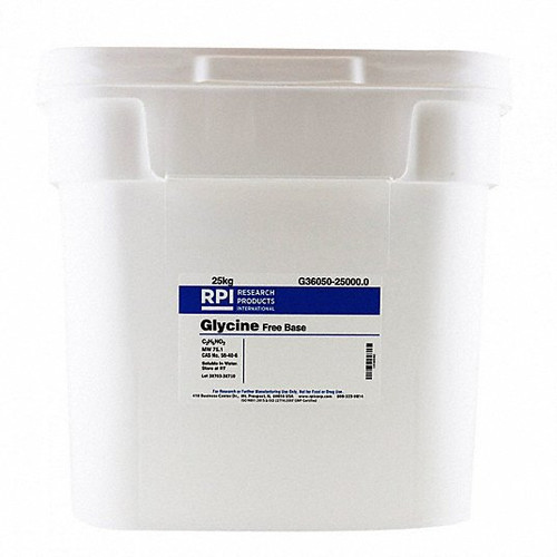 RPI G36050-25000.0 GLYCINE FREE BASE,25KG