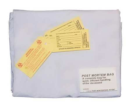 MEDSOURCE MS-BOD300 BODY BAG WHITE PEDIATRIC PK10
