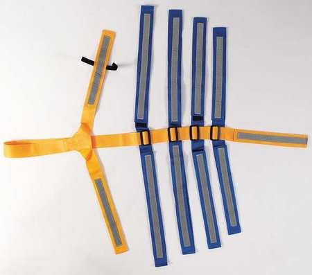 MEDSOURCE MS-ST11PTR STRAP YELLOW/BLUE