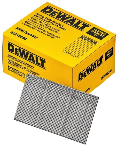 DEWALT TOOLS DCS16200 16GA 2IN STRAIGHT FINISH NAIL 2.5K