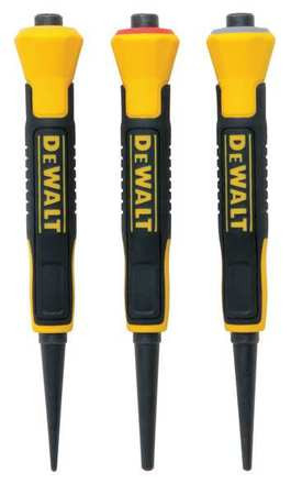 DEWALT TOOLS DWHT58018 DEWALT BI MATERIAL 3 PC NAIL SET
