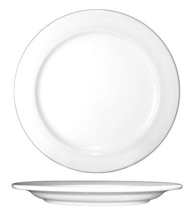 ITI DO-31 PLATE 6-1/4 IN DIA EUROPEAN WHITE PK36