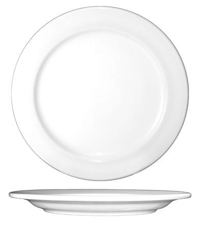 ITI DO-8 PLATE 9 IN DIA EUROPEAN WHITE PK24