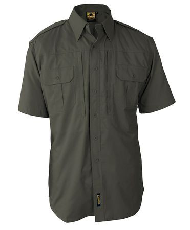 PROPPER F5311503304XL TACTICAL SHIRT,OLIVE,SIZE 4XL REG