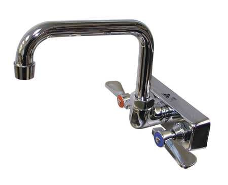 ADVANCE TABCO K-123 GOOSENECK KITCHEN FAUCET, MANUAL, 4" MOU