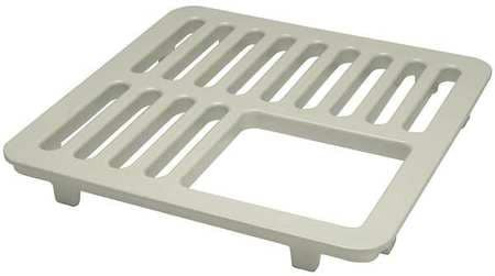 ZURN INDUSTRIES P1900-3-GRATE THREE QTR FLOOR DRAIN GRATE 8-7/8 IN L