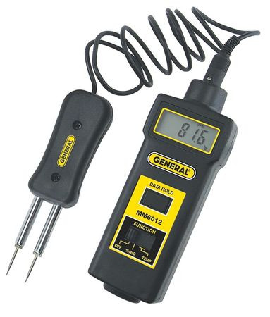 GENERAL MM6012 GENERAL PURPOSE MOISTURE METER 0-50 PCT