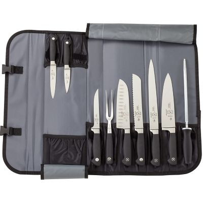 MERCER CUTLERY M21810 KNIFE SET,10 IN BLADE,BLACK HANDLE