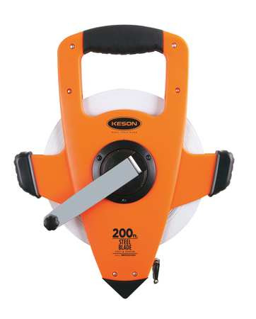 KESON INDUSTRIES NRS10200H LONG TAPE MEASURE 3/8 IN X 200 FT ORANGE