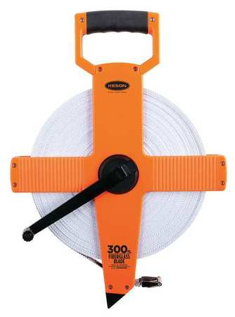 KESON INDUSTRIES OTR-18-300 LONG TAPE MEASURE 1/2 INX300 FT PUMPKIN