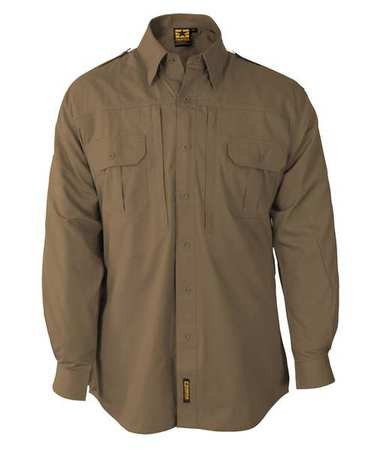PROPPER F531250236XL3 TACTICAL SHIRT,COYOTE,SIZE XL LONG
