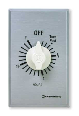 INTERMATIC FF2H TIMER SPRING WOUND 2 HR SPST SILVER