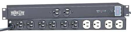 TRIPP LITE IBR12 SURGE PROTECTOR PDU 12 OUTLET BLACK