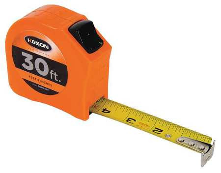 KESON INDUSTRIES PGT1830V TAPE MEASURE 1 IN X 30 FT ORANGE IN./FT.