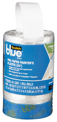 3M PT2093EL-24 CLOTH DROP PRETAPED 24INX30FT