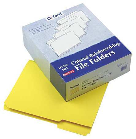 PENDAFLEX PFXR15213YEL LETTER FILE FOLDERS YELLOW PK100