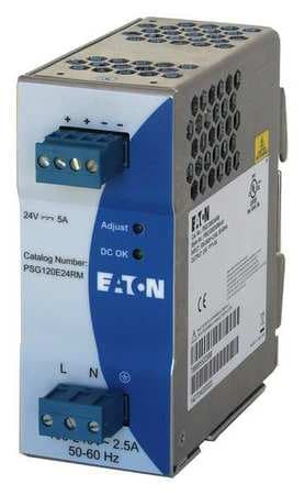 EATON PSG120E24RM DC POWER SUPPLY 24VDC 5A 50/60 HZ