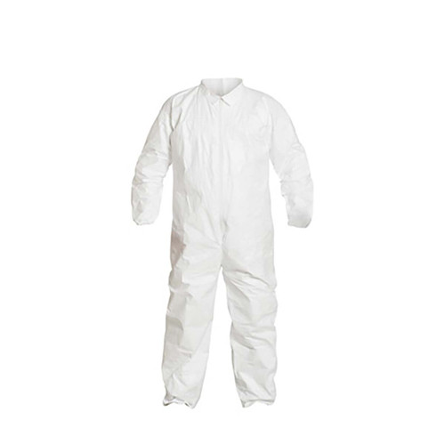 DUPONT IC181SWH4X00250C COLLARED DISPOSABLE COVERALLS 4XL PK25